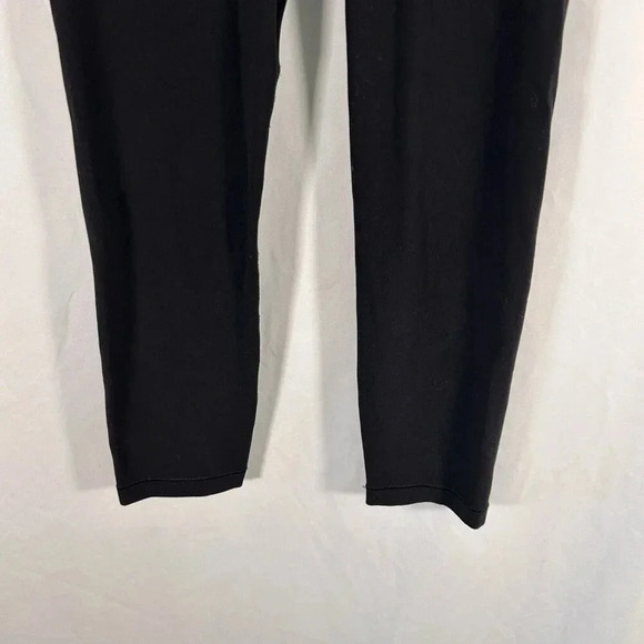 Athleta Girl Leggings Girls Large Solid Black Pull On Stretchy Drawstring - Picture 3 of 6